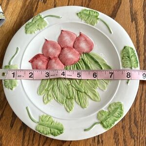Nove  San Marco plate made in Italy radishes